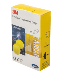 Zatyczki do uszu Jednorazowe, 23dB, kolor: Żółty, materiał: Poliuretan, 3M E.A.R CE, EN 352-2
