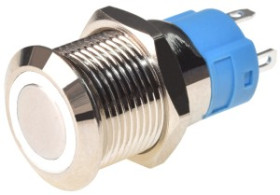 Przełącznik bistabilny RING 12mm biały 3-6V