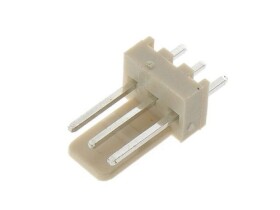 Złącze raster 2,54mm męskie, proste w druk, 3 piny; seria WF
