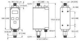 Turck 100004083 FTCI-G1/4D06A4P-2LIX-H1141, 21.6 - 26.4 V/DC, 1 szt.