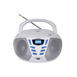 Boombox BLAUPUNKT BB7WH CD/MP3/AUX/USB radio cyfrowe PLL biały
