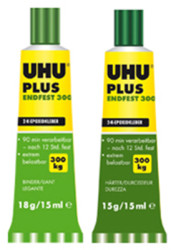 2 components adhesive 33 g cartridge, UHU PLUS ENDFEST 300 33G