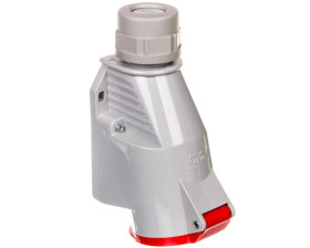 Gniazdo izolacyjne stałe 4P 32A 400V czerwone IP44 2647-126