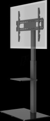 58526 TV floor stand, swivelling, 37" - 70", black
