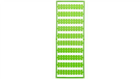 Ramka Z Oznacznikami Bez Nadruku Zielona 209-501/000-023 /5Szt./