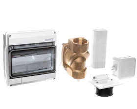 Automatyczny system przeciwzalaniowy - zawór 2 cale 3 sondy kotłownia/mieszkanie ASP-2