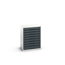 Szafa, kolor: Antracytowy szary, Jasnoszary, materiał: , materiał: stal, 1000mm x 800mm x 550mm, Bott