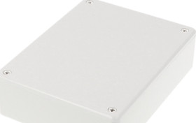 ABS enclosure, (L x W x H) 120 x 94 x 34 mm, light gray (RAL 7035), IP54, 1591GSGY