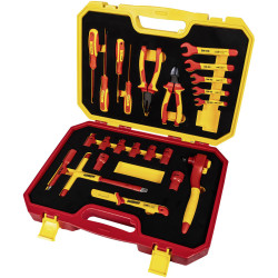 Br&#xFC;der Mannesmann M11212 Tool Kit VDE 24-Piece for Safe Electrical Work