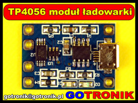 Moduł ładowarki akumulatorów Li-ion TP4056