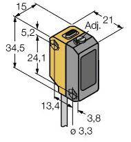 Czujnik dyfuzyjny Turck QS18VN6AF100 3065500 1 szt.