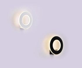 Kinkiet LED VT-710 9W 4000K 990lm IP20 Czarny 8228