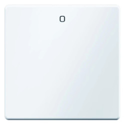 Klawisz z nadrukiem 0 śnieżnobiały aksamit Q.1 16226089