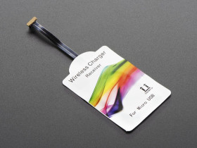 Adafruit Universal Qi Wireless Charging Module - 60mm Forward MicroUSB