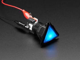 Adafruit LED Illuminated Triangle Pushbutton A.K.A 1960s Sci-Fi Buttons