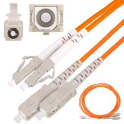Patchcord Wielomodowy, OM2, Duplex, 3mm, 3m Extralink SC/UPC-LC/UPC