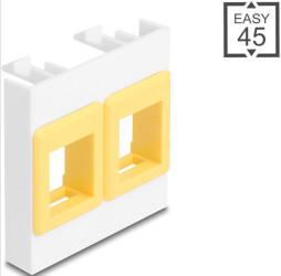 81584 Easy 45 Module 2x Keystone Holders 45 x 45 mm