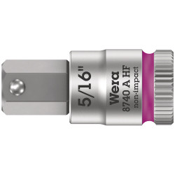 Wera 05003389001 8740 A HF Zyklop In-Hex 1/4&quot; Bit-Socket 5/16&quot; x 28mm