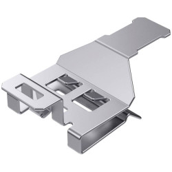 Hebotec 1024-001C HSZ 3 Clip Galvanised Spring Steel for 10x3mm Bus