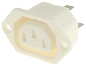 Złącze IEC IEC C13 Montaż na panelu Żeński 10A Prosty liczba bezp None Szybkozłączne Bulgin