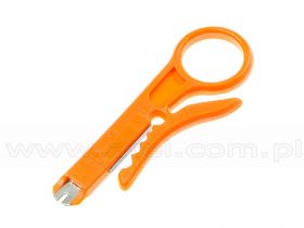 Prosty ściągacz izolacji i zaciskacz żył w terminalu 110/88 (AT-318)