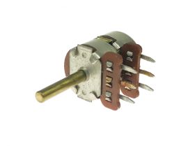 Potencjometr obrotowy A [log] 2x20k L=17mm