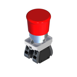 Nasadka przełącznika Błyskawiczny 1NO+1NC średnica wycięcia 22.5mm, montaż panelowy RS PRO