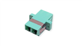Łącznik Światłowodowy Mm Om3, Lc / Lc Duplex, Turkusowy
