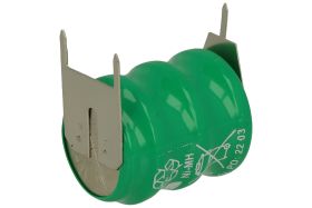 Akumulator; Ni-Mh; MH80B3AL3; 3,6V; 80mAh; fi 15,6(21)x19,2mm; 3 piny; do druku poziomy; Kinetic