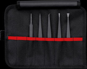 92 00 05 ESD Plastic tweezers set, ESD, 5 pieces