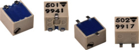 TSM4 5 mm Square Surface Mount Miniature Trimmers Multi-Turn Cermet Sealed