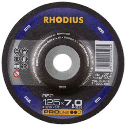 Rhodius 200274 RS2 Grinding Disc 230mm 22.23mm Steel High Performance