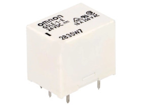 Przekaźnik elektromagnetyczny SPDT Ucewki 24VDC 16A/250VAC G5LE-1-E 24VDC