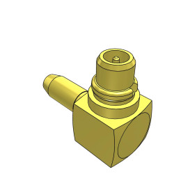 Złącze koncentryczne Montaż na płytce drukowanej Żeński 50Ω typ złącza Złącze MMCX Montaż na krawędzi