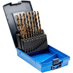 PFERD 25203703 metal twist drill bit set 19-piece in break-proof box