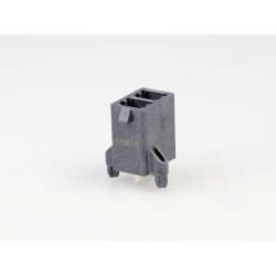 Molex 768290002 Mega-fit Pin Strip 2-pin 5.7mm Dual Row Black