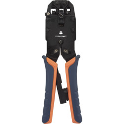 Toolcraft TO-4988586 Crimper RJ Connectors with Cutter &amp; Strippers