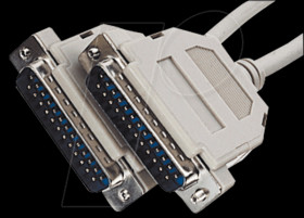 78020-7 D-Sub cable, 1:1, 25-pin, plug/plug, 7 m