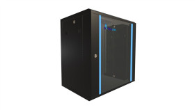 Szafa Rack Montowana Na Ścianie Extralink 12U 600X450 Czarna