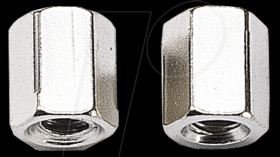 D-SUB mounting kit, 2 bolt nuts