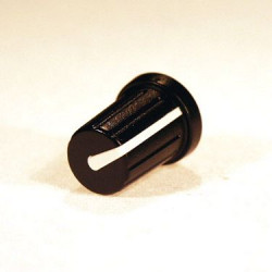 Gałka N-9 F CZARNA WSKAŹ.BIAŁY Oś PODCIĘTA