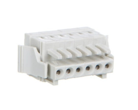 Gniazdo MCS-MINI Classic 6-biegunowe jasnoszare raster 3,5mm 734-106/037-000 /50szt./