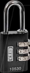 K10530BLAD Aluminium Combination Padlock 30mm Black