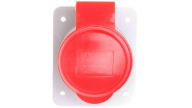 Gniazdo Stałe 4P 32A 400V Czerwone Ip44 10 6H Iec 309 Hp Gw62220h /Opak. 15/