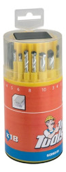 Wiertła różne (metal/beton/drewno) zestaw 18 elementów 60H018