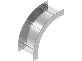 Łuk zewnętrzny 90st LZKSC200H120 grubość blachy 2,0mm 241222 BAKS