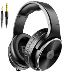 OneOdio Studio HiFi Słuchawki wokółuszne przewód stereo czarny Dźwięk o wysokiej rozdzielczości zestaw słuchawkowy Studi