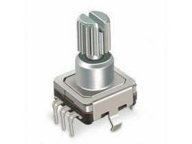 Enkoder 30 impulsów l 15mm z przyciskiem EC12 pionowy