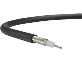 Przewód koncentryczny 50ohm RG58 0,9/3,0/4,95 czarny Technokabel /100m/