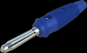 4 mm plug, screw connection, 1.5 mm², CAT O, blue, 930726102